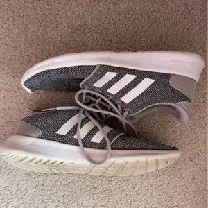 Grey Adidas Tennis Shoes